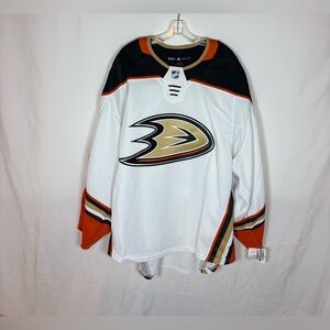 Adidas MiC Anaheim Ducks Made in Canada Team Issued Away Hockey Jersey 58G